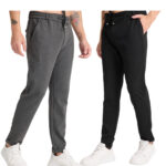Erkek Pantolon Bel Lastikli Likralı Paça Katlamalı Jogger Stil